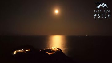 Μαγευτικό βίντεο: Πανσέληνος του Ελαφιού πάνω από τον Ναό του Ποσειδώνα στο Σούνιο