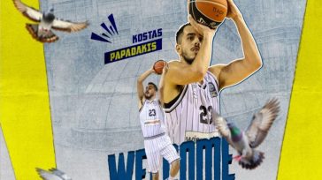 Μπάσκετ: Το Περιστέρι ανακοίνωσε την απόκτηση του Κώστα Παπαδάκη