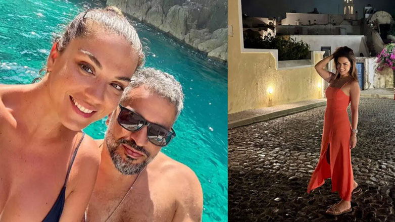 Βάσω Λασκαράκη – Λευτέρης Σουλτάτος: Ερωτευμένοι στη Σαντορίνη!