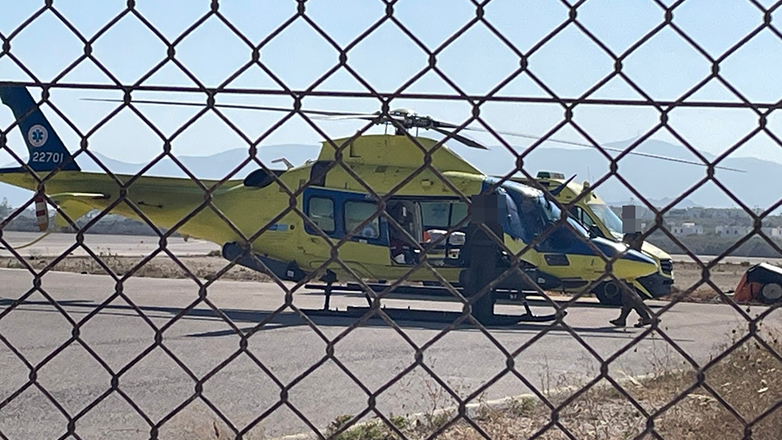 Νάξος: Εσπευσμένη αεροδιακομιδή εγκυμονούσας στο Νοσοκομείο Σύρου