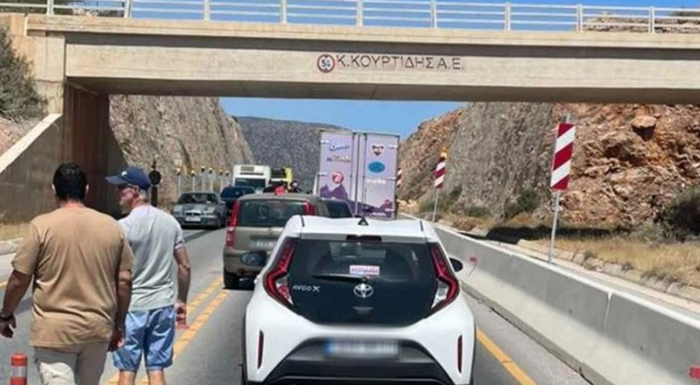 Κρήτη: Τροχαίο ατύχημα με καραμπόλα και… κυκλοφοριακό χάος