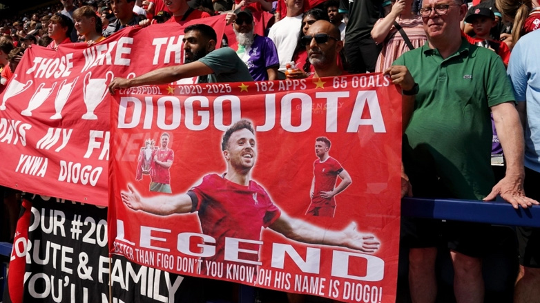 Ζότα: «Ράγισαν» καρδιές στο πρώτο ματς της Λίβερπουλ μετά τον θάνατο του Πορτογάλου
