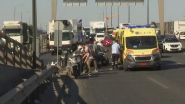 Τροχαίο με τέσσερις τραυματίες στον Κηφισό