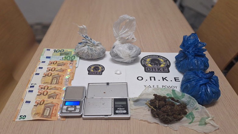 Ρόδος: Συνελήφθησαν 17χρονος και 28χρονος για ναρκωτικά