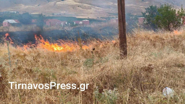 Φωτιά στον Τύρναβο
