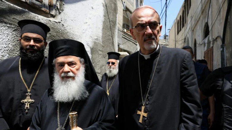 Γάζα: Οι χριστιανοί Πατριάρχες Ιεροσολύμων μετέβησαν στην περιοχή μετά τα φονικά ισραηλινά πυρά σε εκκλησία