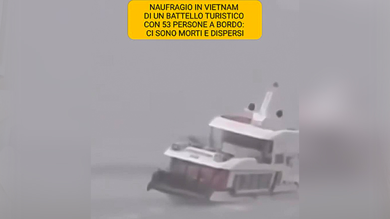 Βιετνάμ: Τουλάχιστον 34 νεκροί και 8 αγνοούμενοι από τη βύθιση τουριστικού σκάφους εν μέσω θύελλας