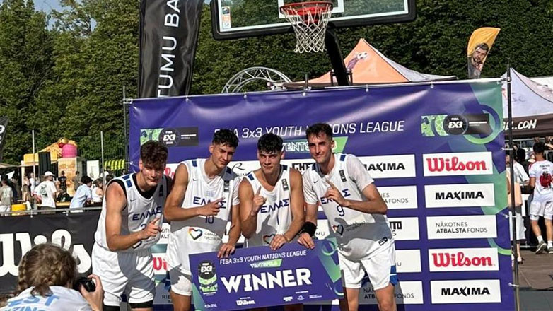 FIBA 3×3 U21 Nations League: Κορυφή για την Ελλάδα