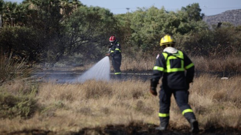 Σε ύφεση η φωτιά στο Γεράκι Αμαλιάδας
