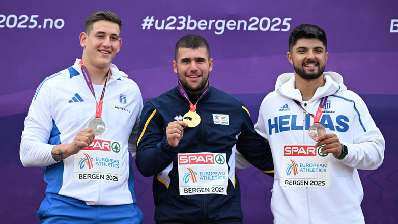 Μπέργκεν 2025: «Ασημένιος» ο Παπαναστασίου, «Χάλκινος» ο Κορακίδης στη σφυροβολία