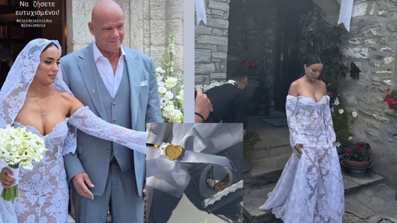 Τζώνη Καλημέρης – Ελπίδα Ιακωβίδου: Ο λόγος που φόρεσαν κορώνες στον γάμο τους στο Νυμφαίο