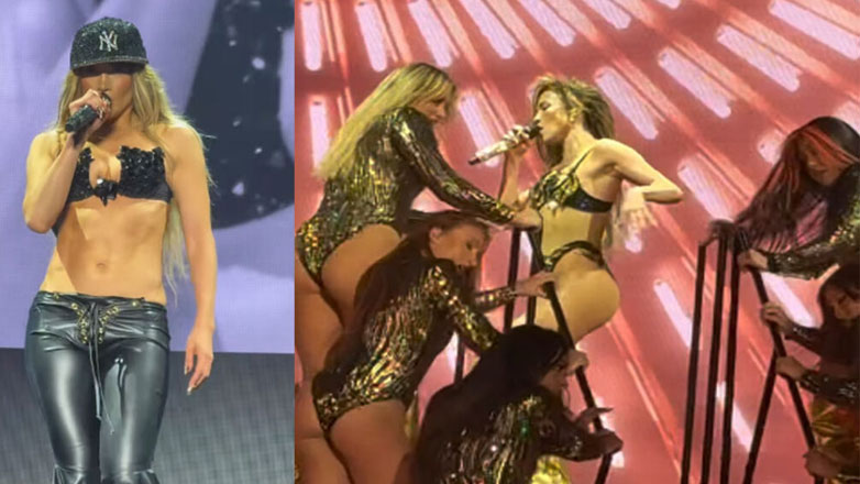 Jennifer Lopez: Τα αποκαλυπτικά ρούχα και οι σεξουαλικές στάσεις μαζί με τους χορευτές της!