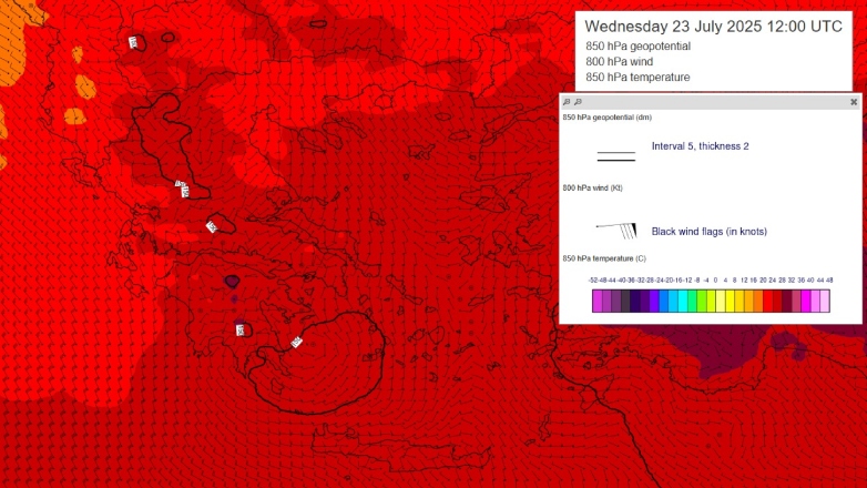 Θερμοκρασίες… Σαχάρας μέχρι την Κυριακή