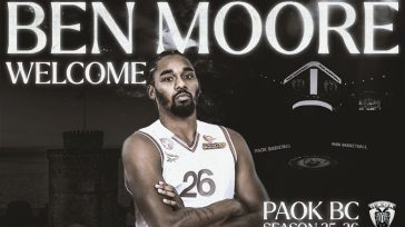 Μπάσκετ: Στον ΠΑΟΚ ο Μπεν Μουρ