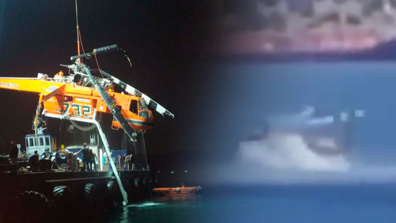 Καρέ – καρέ η προσθαλάσσωση του πυροσβεστικού ελικοπτέρου στην Ελευσίνα