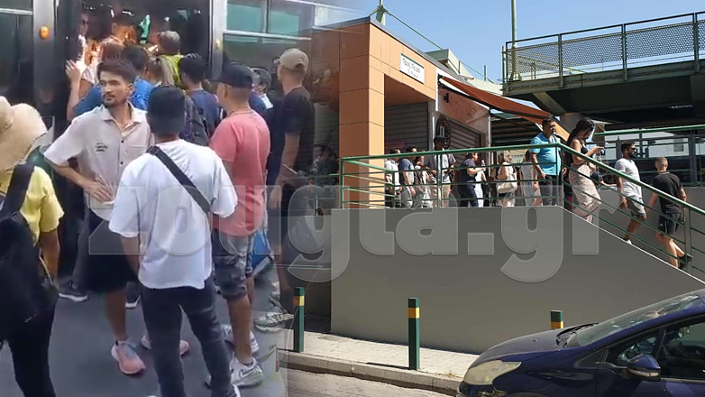 Ταλαιπωρία επιβατών του ηλεκτρικού στη Νέα Ιωνία, δεν ενημερώθηκαν ότι δεν λειτουργούν οι συρμοί