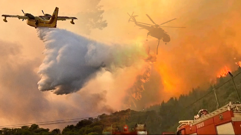 Πολύ υψηλός κίνδυνος πυρκαγιάς αύριο σε 11 περιφέρειες