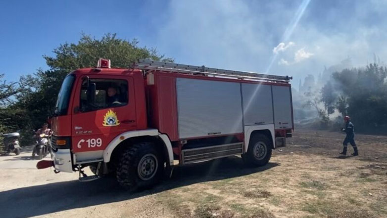 Φωτιά στη Δομνίστα Ευρυτανίας