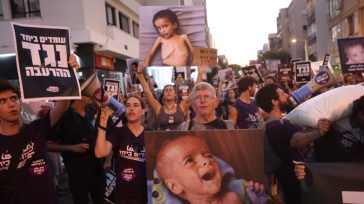 Το άλλο Ισραήλ: Διαδήλωση κατά του λιμού στο Τελ Αβίβ