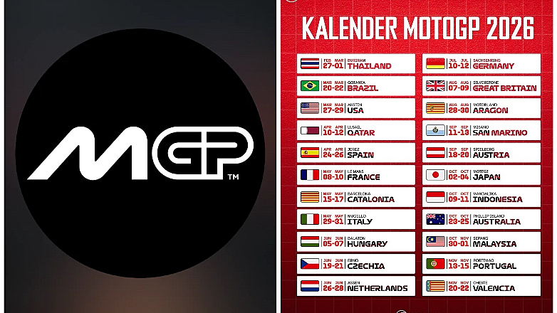 Ανακοινώθηκε το Ημερολόγιο του MotoGP™ για το 2026