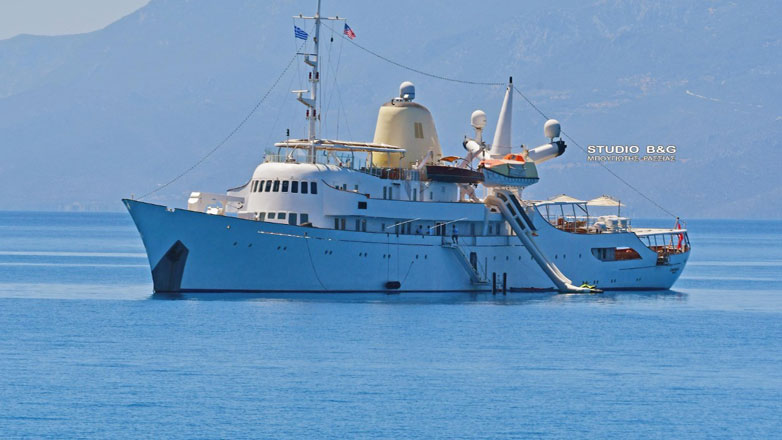 Στο Ναύπλιο η θρυλική θαλαμηγός του Αριστοτέλη Ωνάση «CHRISTINA O»