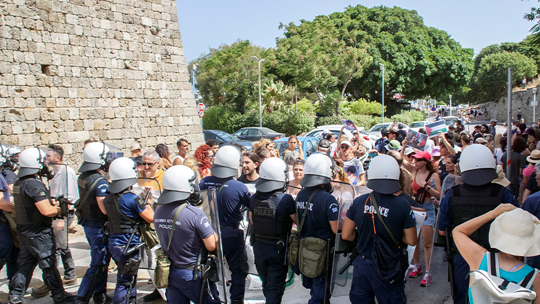 Ένταση στη Ρόδο με την άφιξη Ισραηλινών τουριστών