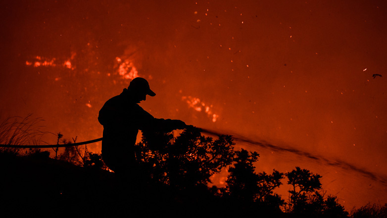 Πυρκαγιά σε αγροτοδασική έκταση στη Μεταμόρφωση Μεσσηνίας