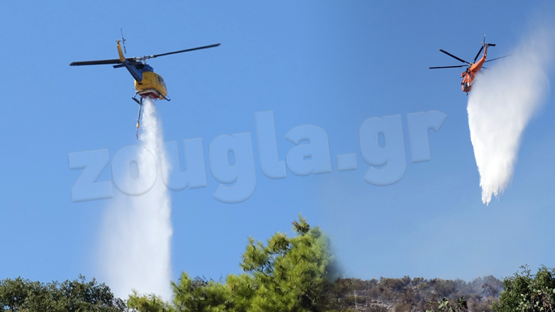 Χωρίς ενεργό μέτωπο η φωτιά στο Κίτσι Κορωπίου