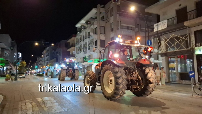 Βγήκαν τα τρακτέρ στα Τρίκαλα για τον ΟΠΕΚΕΠΕ