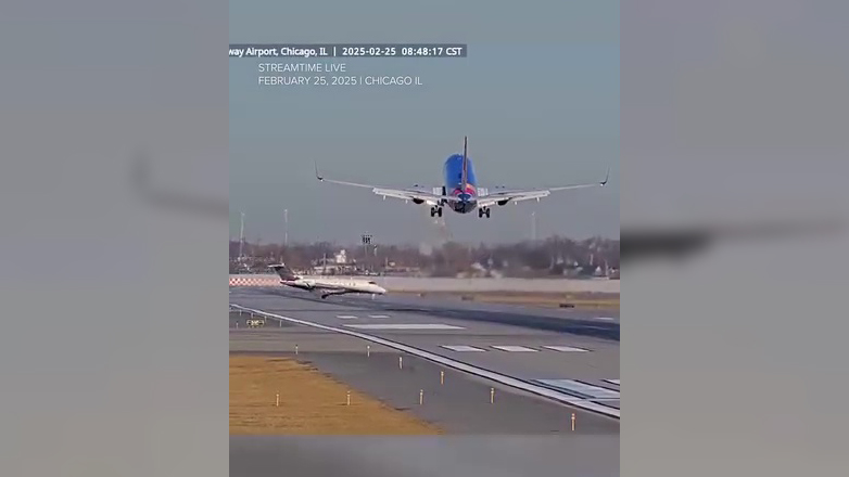 Βίντεο από παραλίγο αεροπορική τραγωδία στο Σικάγο