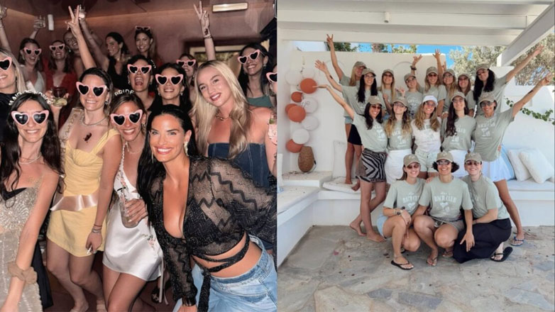 Χριστίνα Μπόμπα: Τα «έσπασε» σε bachelorette πάρτι καλής φίλης της στην Αντίπαρο – Φωτογραφίες