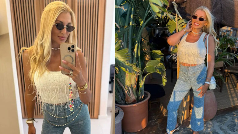 Κωνσταντίνα Σπυροπούλου: Απόδραση στη Μύκονο χωρίς τα παιδιά της – Φωτογραφίες