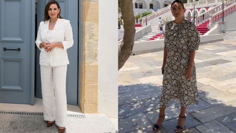 Όλγα Κεφαλογιάννη: Προσκύνησε στην Παναγία της Τήνου – Βίντεο