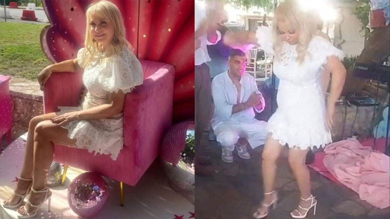 Τέτα Καμπουρέλη: Χόρεψε ζεϊμπέκικο στη βάφτιση της κόρης του Μαυρίκιου Μαυρικίου – Την χειροκροτούσαν όλοι