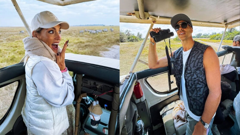 Αθηνά Οικονομάκου – Bruno Cerella: Το φωτογραφικό άλμπουμ από την εμπειρία τους στο σαφάρι της Κένυας