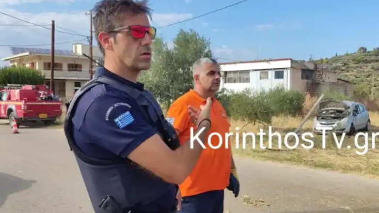 Σοβαρό τροχαίο στα Αθίκια Κορινθίας με δύο τραυματίες