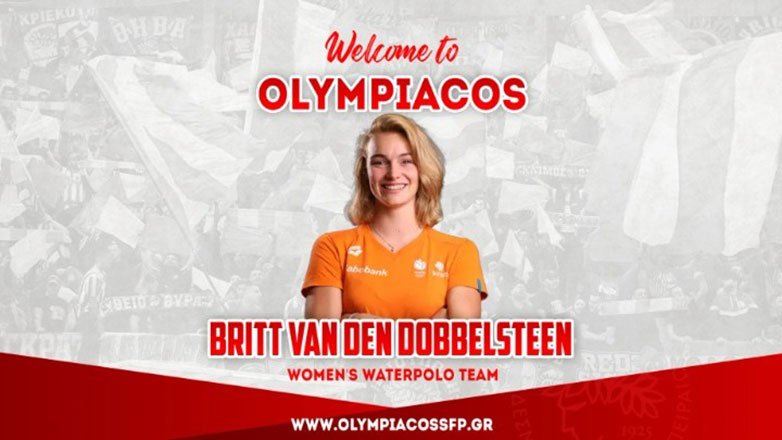 Πόλο Γυναικών: Η Φαν ντεν Ντόμπελστιν νέα τερματοφύλακας του Ολυμπιακού