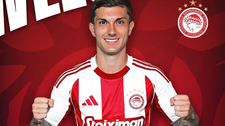 Ολυμπιακός: Ανακοινώθηκε ο Γκάμπριελ Στρεφέτσα – Το βίντεο με τα κόλπα του με την μπάλα