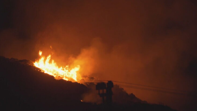 Φωτιά στο Βασιλίτσι Μεσσηνίας