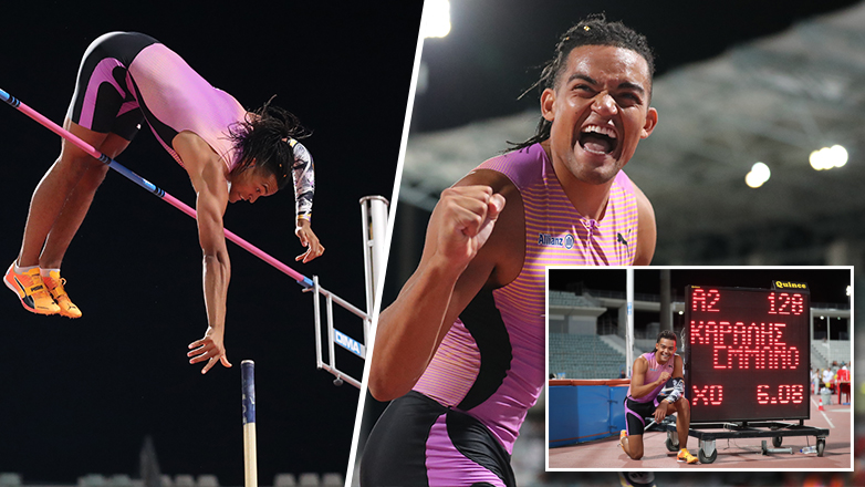 Τρομερό πανελλήνιο ρεκόρ με 6.08 μ. ο ιπτάμενος Καραλής!