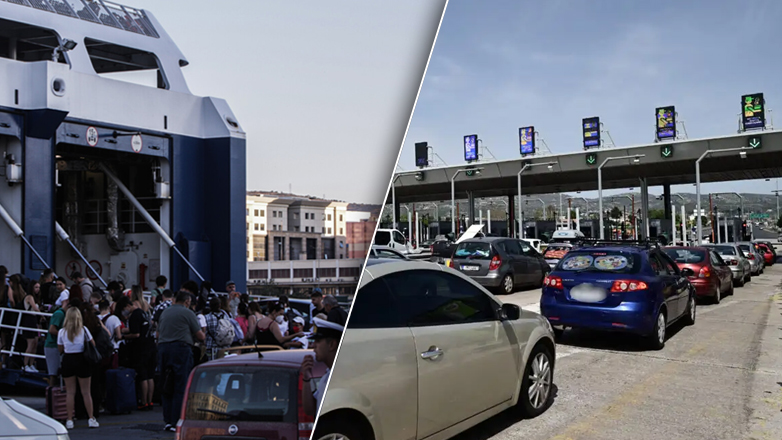 Κλιμακώνεται η μεγάλη έξοδος του Αυγούστου – Πάνω από 100.000 Ι.Χ. εγκατέλειψαν την Αθήνα