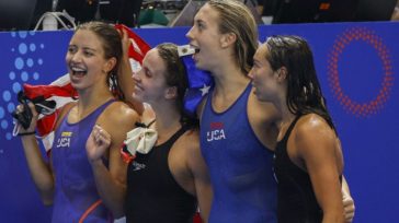 Παγκόσμιο υγρού στίβου-Κολύμβηση: Πρωτιά των ΗΠΑ στον πίνακα μεταλλίων – Πέτυχαν παγκόσμιο ρεκόρ στα 4Χ100μ. μικτή ομαδική