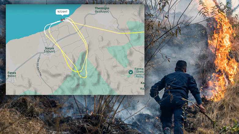 Οριοθετήθηκε η φωτιά στη Ρόδο