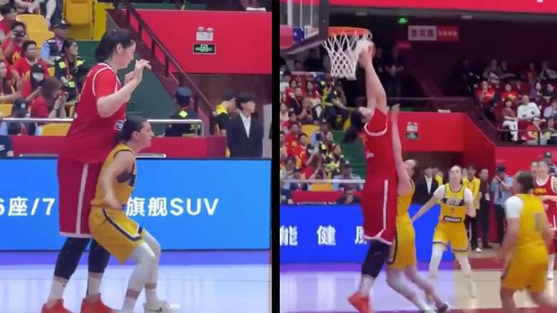 Mπασκετμπολίστρια με ύψος 2,25 μέτρα