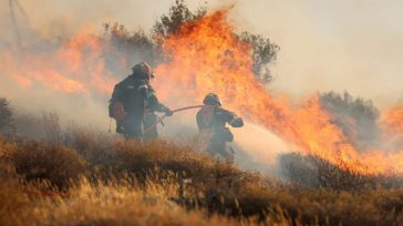 Ορεστιάδα: Χωρίς ενεργό μέτωπο η πυρκαγιά στο Αμμόβουνο Ορεστιάδας