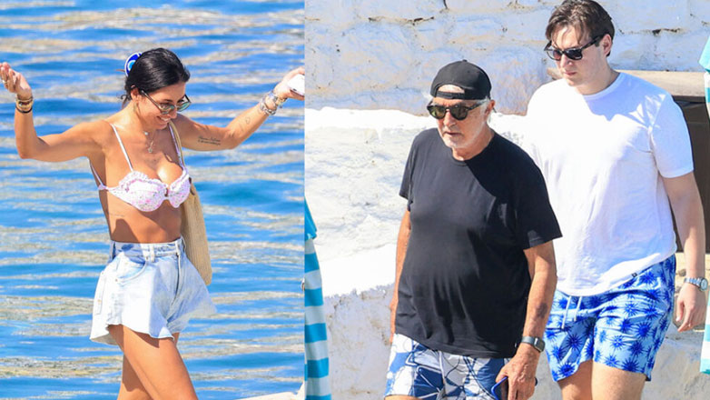 Flavio Briatore: O πρώην ισχυρός άνδρας της Formula 1 μαζί με τη σύζυγό του Elisabetta Gregoraci στη Μύκονο