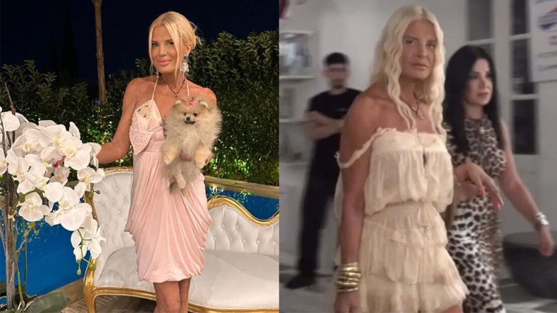 Μαρίνα Σταυράκη: Βραδινή έξοδος στα Ματογιάννια της Μυκόνου – Την κοιτούσαν όλοι