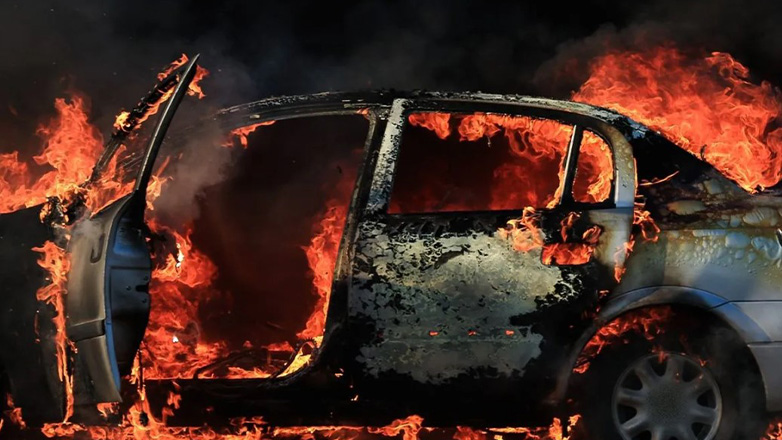 Φωτιά σε αυτοκίνητο στη Λεωφόρο Κηφισού