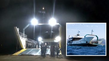 Νηογνώμονας: «Καμία βλάβη στα πηδάλια του πλοίου» – Ρυμουλκήθηκε το φέρι μποτ στα Ν. Στύρα