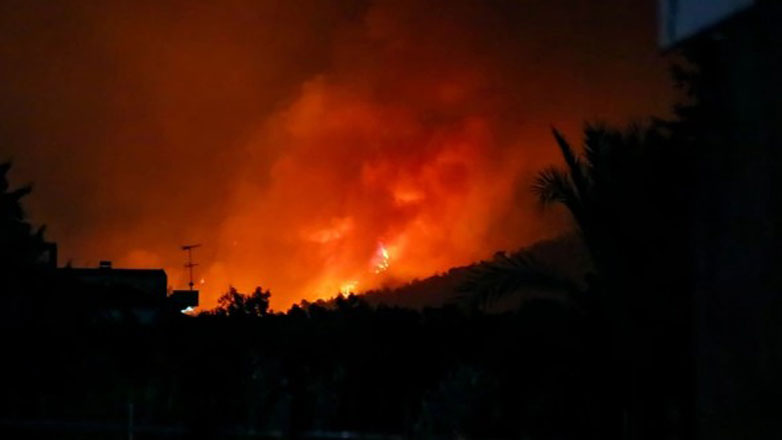 Ηράκλειο: Οριοθετήθηκε η πυρκαγιά στον Άγιο Θωμά